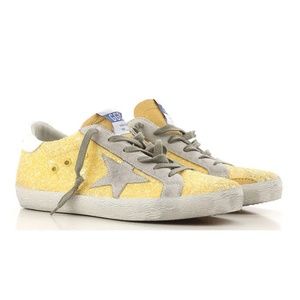 Golden Goose Superstar Citrus Glitter Womens 39